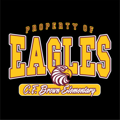 CF Brown Elem Hooded Sweatshirt - Des. B