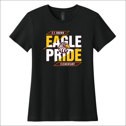 CF Brown Elem Ladies Softstyle T-Shirt