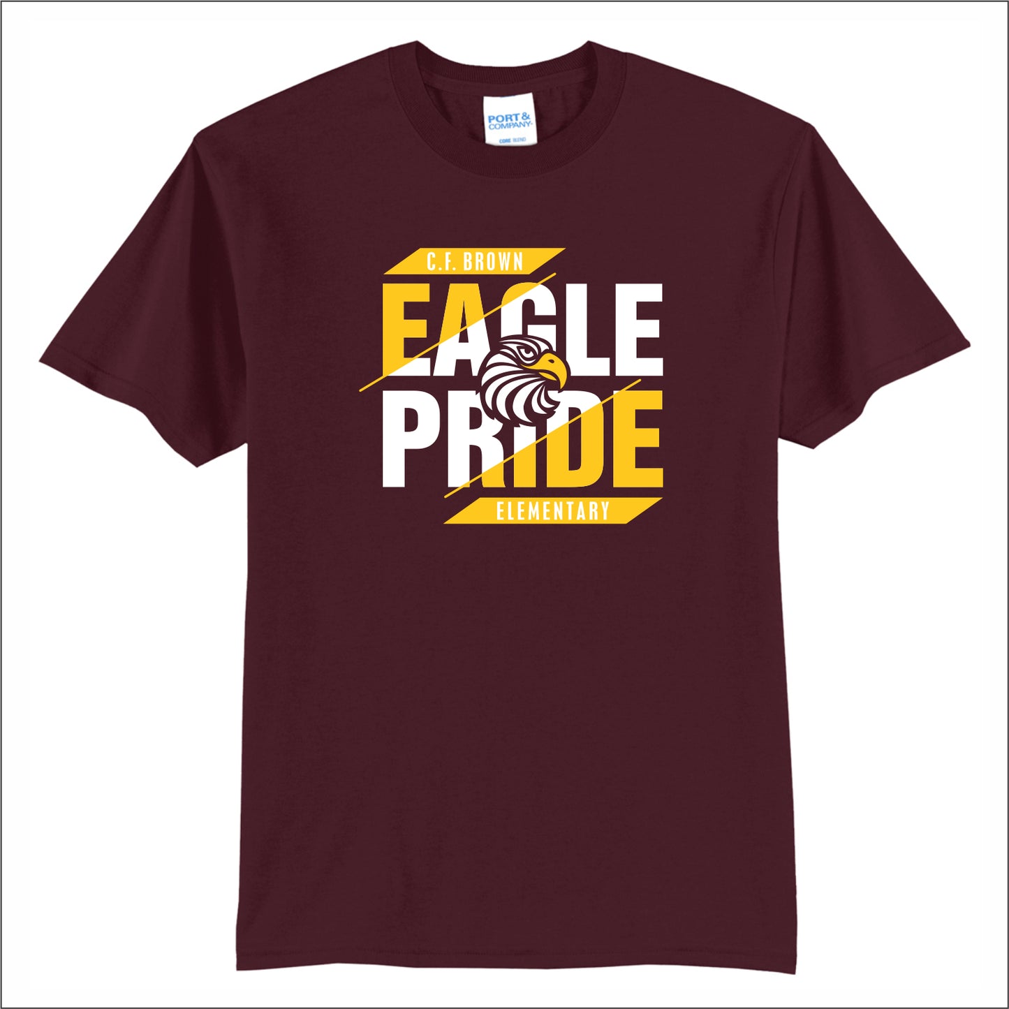 CF Brown Elem 50/50 Short Sleeve T-shirt