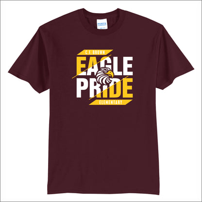 CF Brown Elem 50/50 Short Sleeve T-shirt