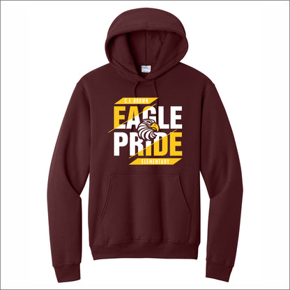 CF Brown Elem Hooded Sweatshirt