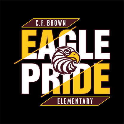CF Brown Elem Crewneck Pouch Pocket Sweatshirt