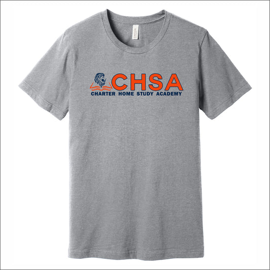 Charter Home Study Heathered Soft Jersey T-shirt - Des. A