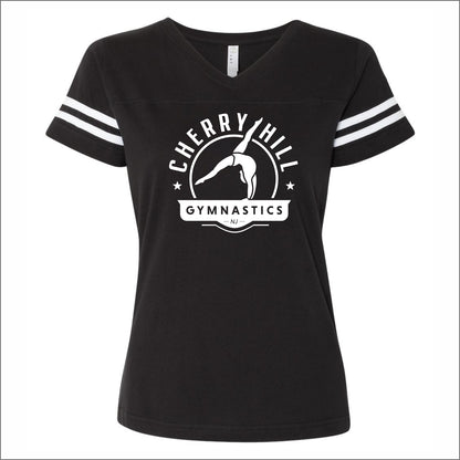 CH Gymnastics Ladies Vintage Football T