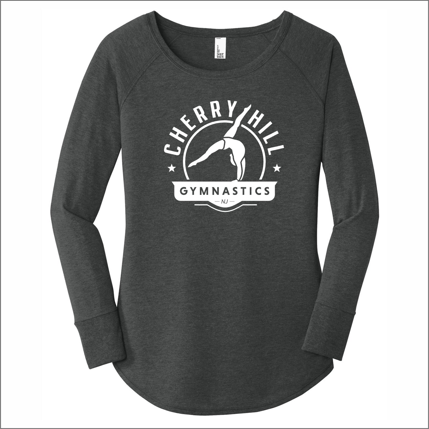 CH Gymnastics Ladies Tri-Blend Long Sleeve Tunic