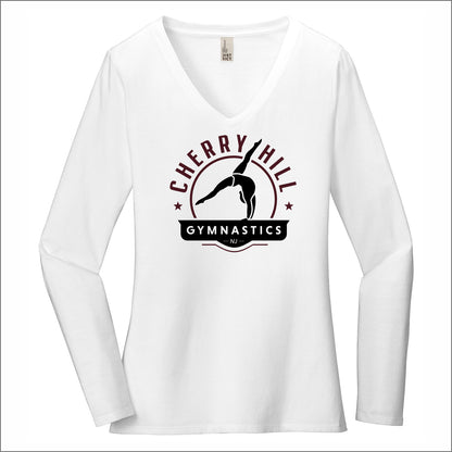 CH Gymnastics Ladies VIT V-Neck Long Sleeve T