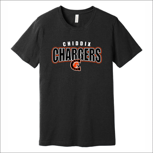 Chiddix Spiritwear Heathered Soft Jersey Short Sleeve T-shirt - Design A