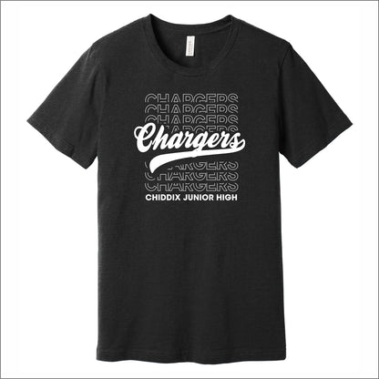 Chiddix Spiritwear Heathered Soft Jersey Short Sleeve T-shirt - Design B