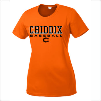 CJHS Baseball Ladies Performance T-shirt - Design B