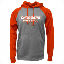 CJHS Baseball Performance Raglan Colorblock Hooded Sweatshirt