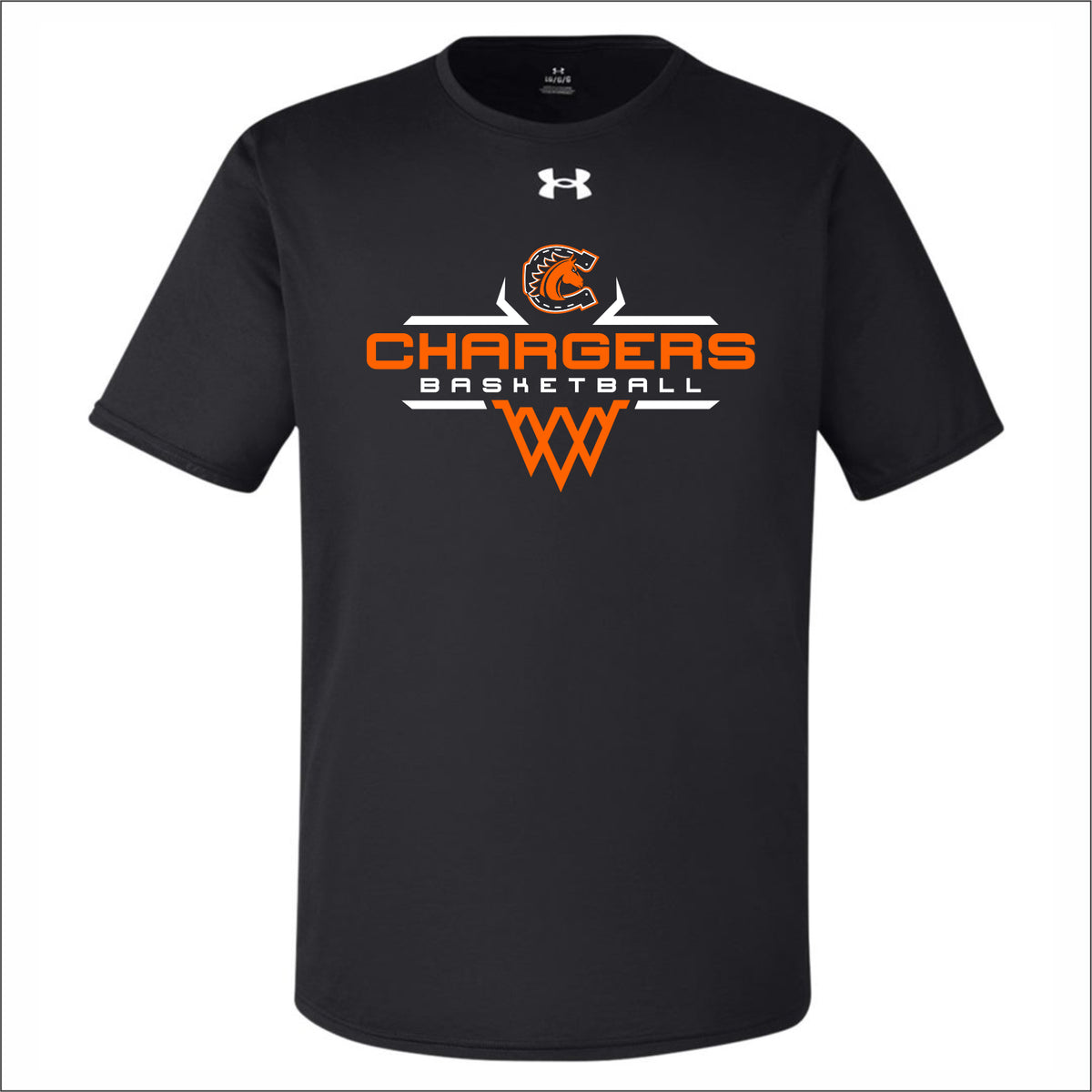 CJHS Boys Basketball Under Armour Team Tech Performance Tee