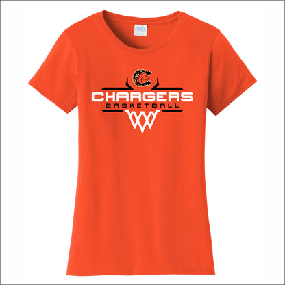 CJHS Boys Basketball Ladies Fan Favorite Tee