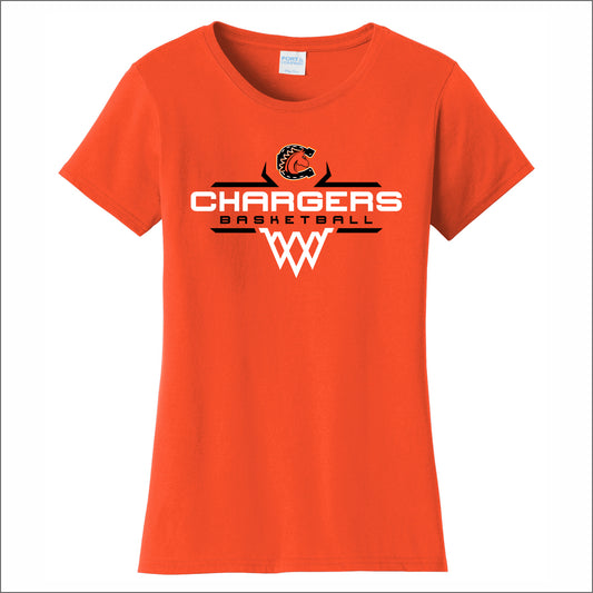 CJHS Boys Basketball Ladies Fan Favorite Tee