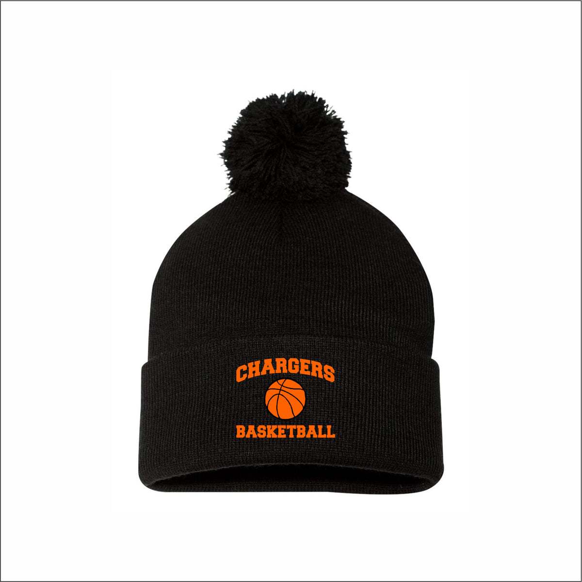 CJHS Boys Basketball Knit Pom Beanie