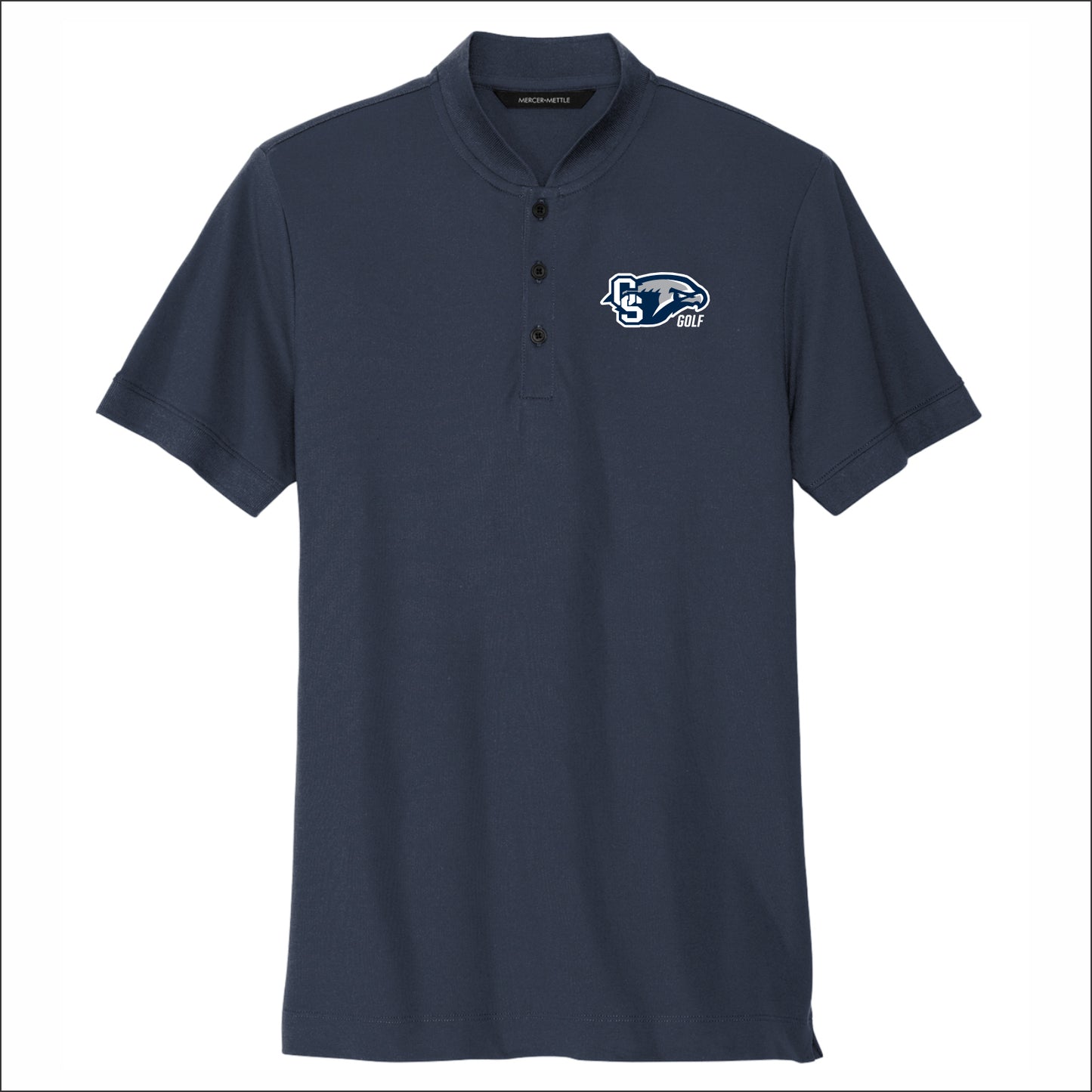 CSHS Golf Stretch Pique 3 Button Henley