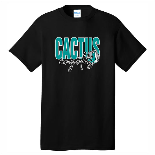 Cactus Magnet Academy Short Sleeve T-shirt - Design B