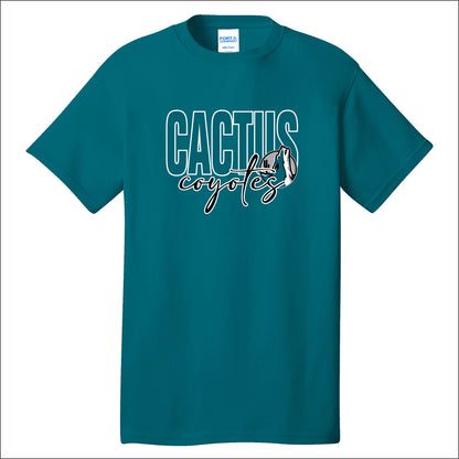 Cactus Magnet Academy Short Sleeve T-shirt - Design B