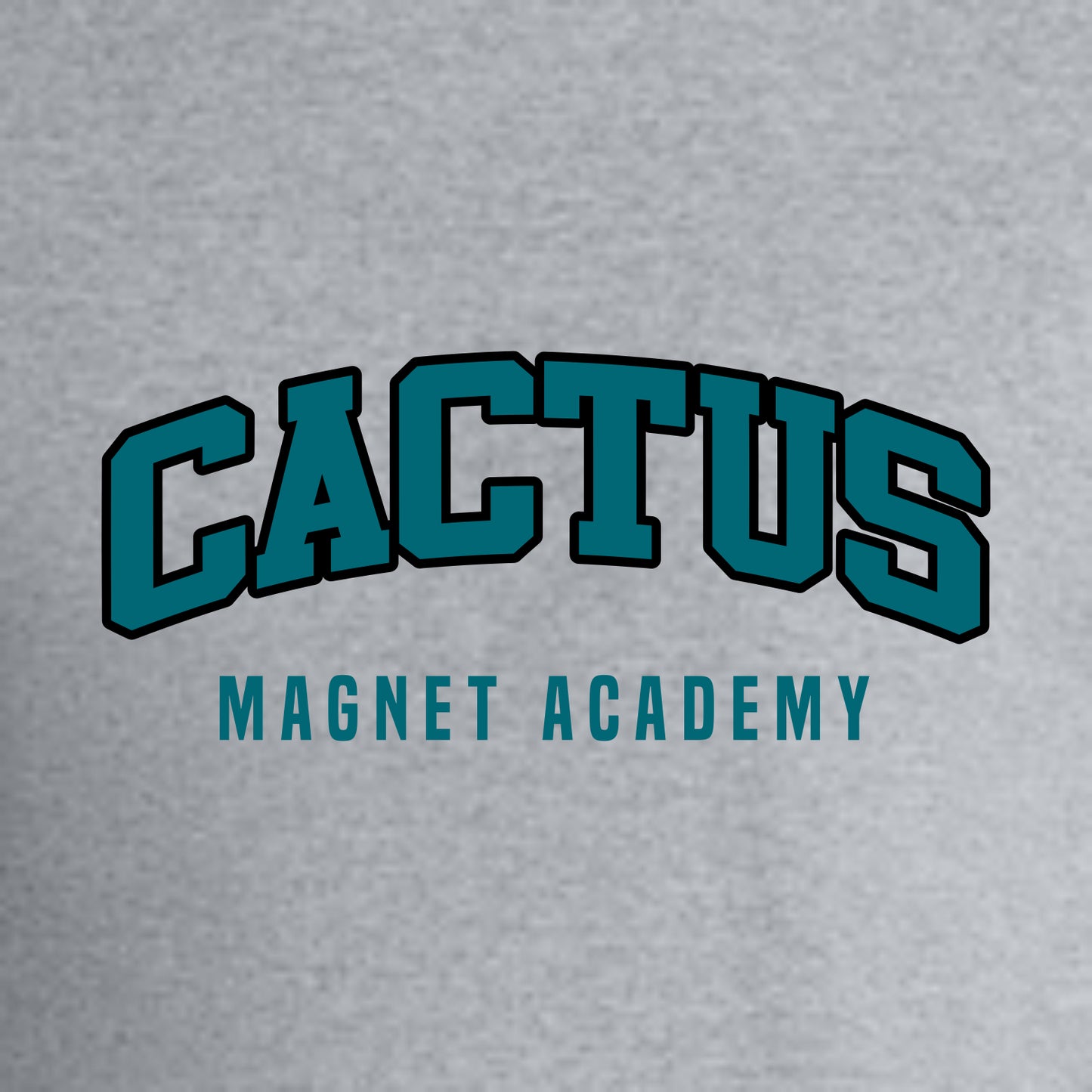 Cactus Magnet Academy Short Sleeve T-shirt - Design A