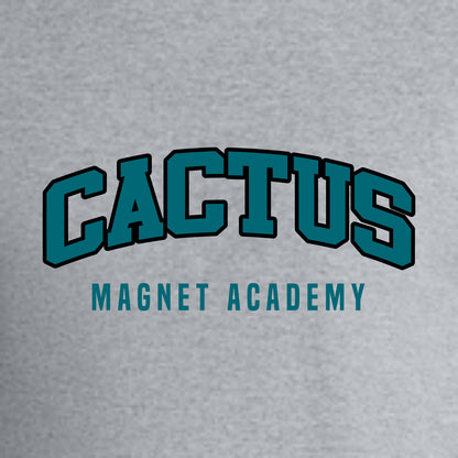 Cactus Magnet Academy Short Sleeve T-shirt - Design A