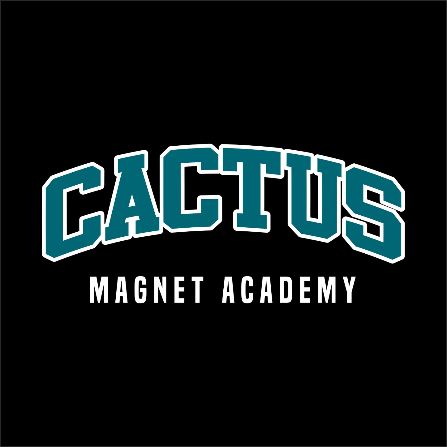 Cactus Magnet Academy Short Sleeve T-shirt - Design A