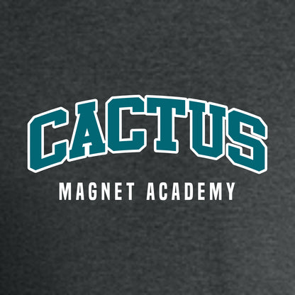 Cactus Magnet Academy Short Sleeve T-shirt - Design A