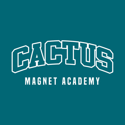 Cactus Magnet Academy Short Sleeve T-shirt - Design A