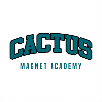 Cactus Magnet Academy Short Sleeve T-shirt - Design A