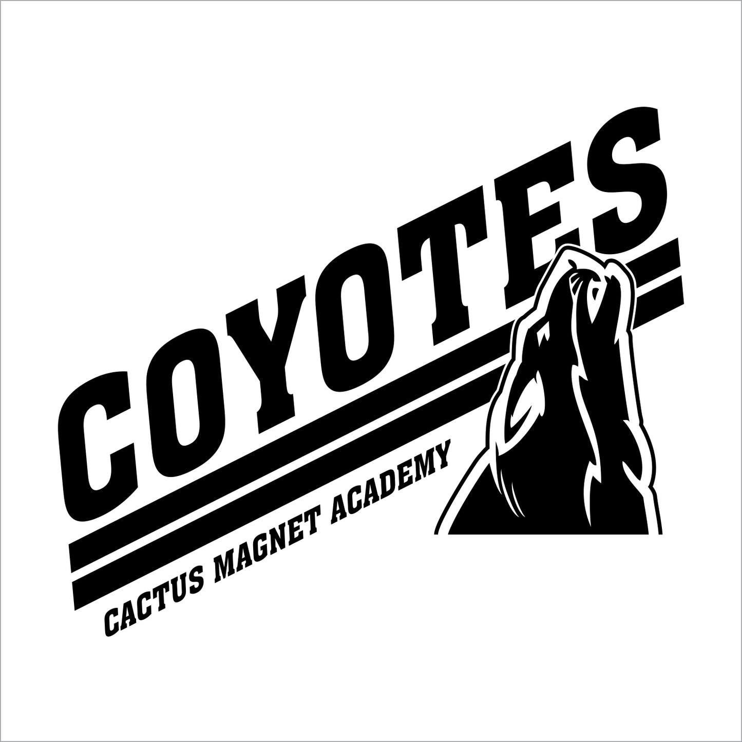 Cactus Magnet Academy Short Sleeve T-shirt - Design B