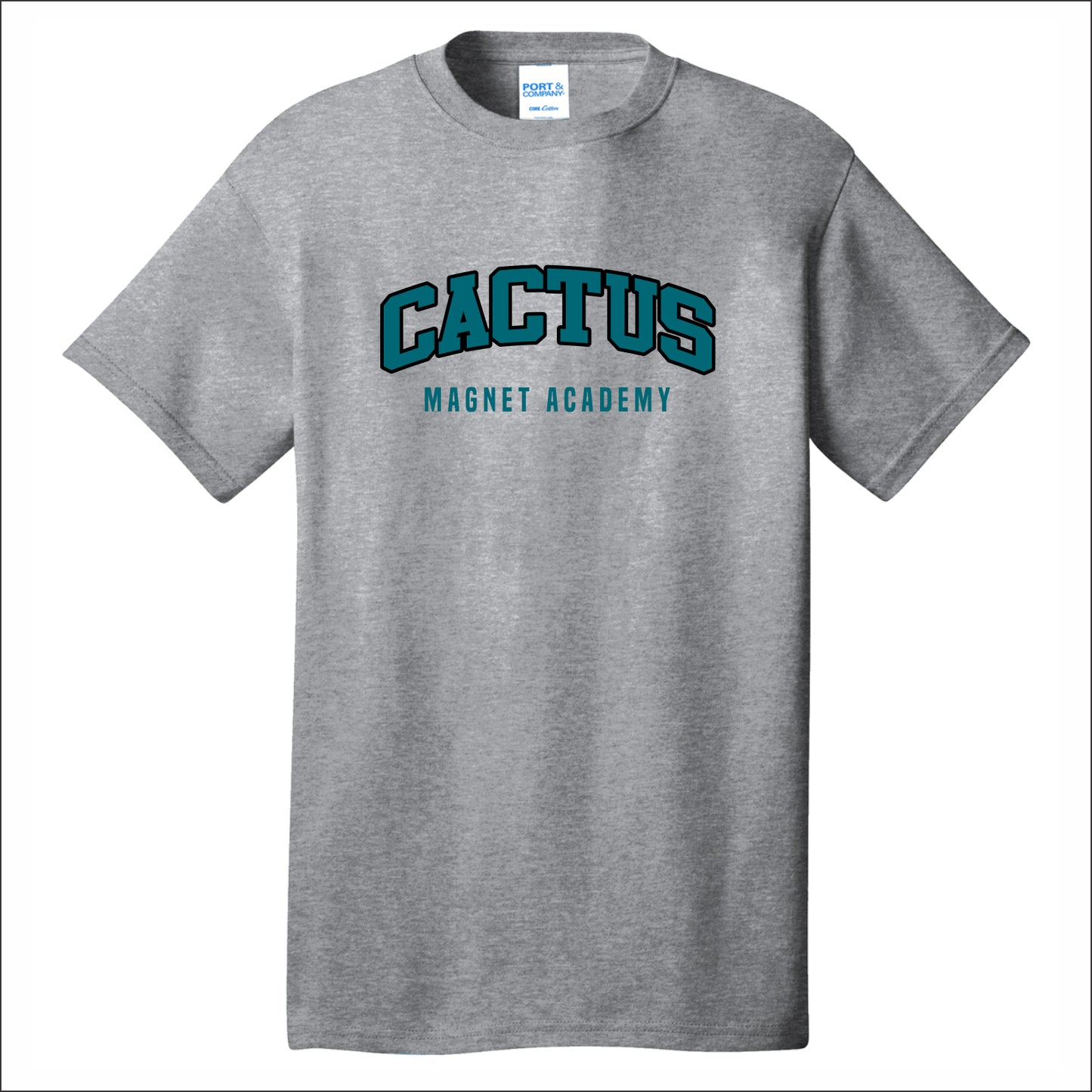 Cactus Magnet Academy Short Sleeve T-shirt - Design A