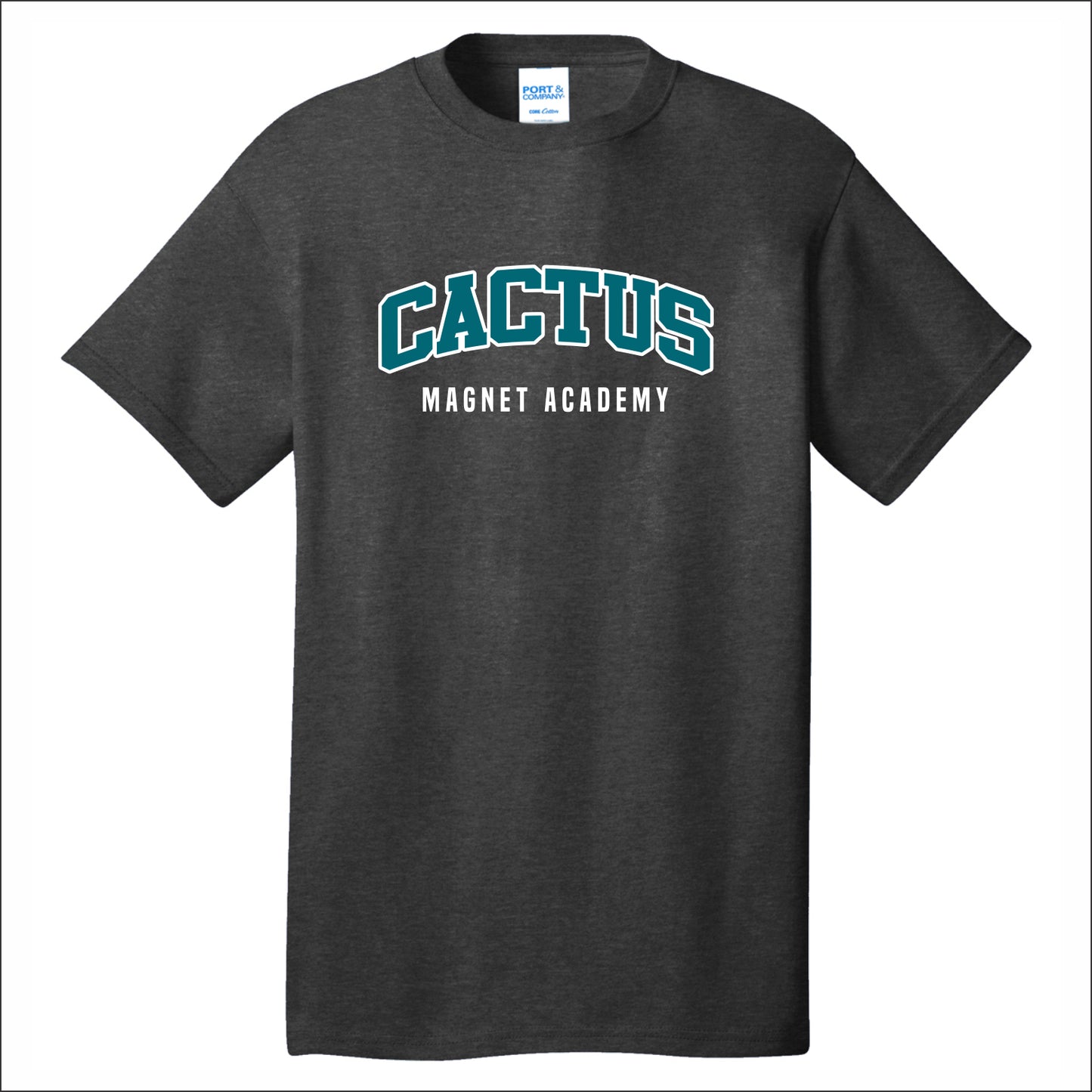 Cactus Magnet Academy Short Sleeve T-shirt - Design A