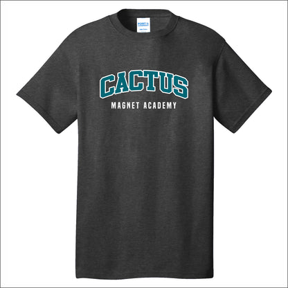Cactus Magnet Academy Short Sleeve T-shirt - Design A