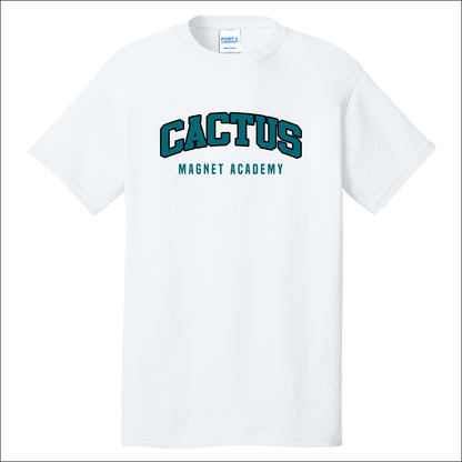 Cactus Magnet Academy Short Sleeve T-shirt - Design A