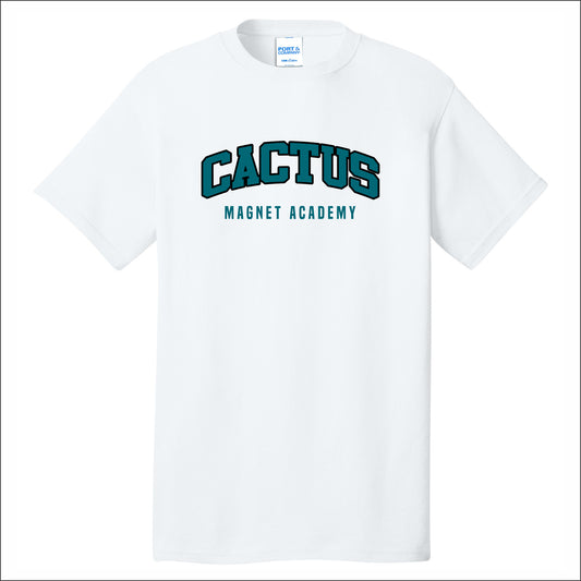 Cactus Magnet Academy Short Sleeve T-shirt - Design A