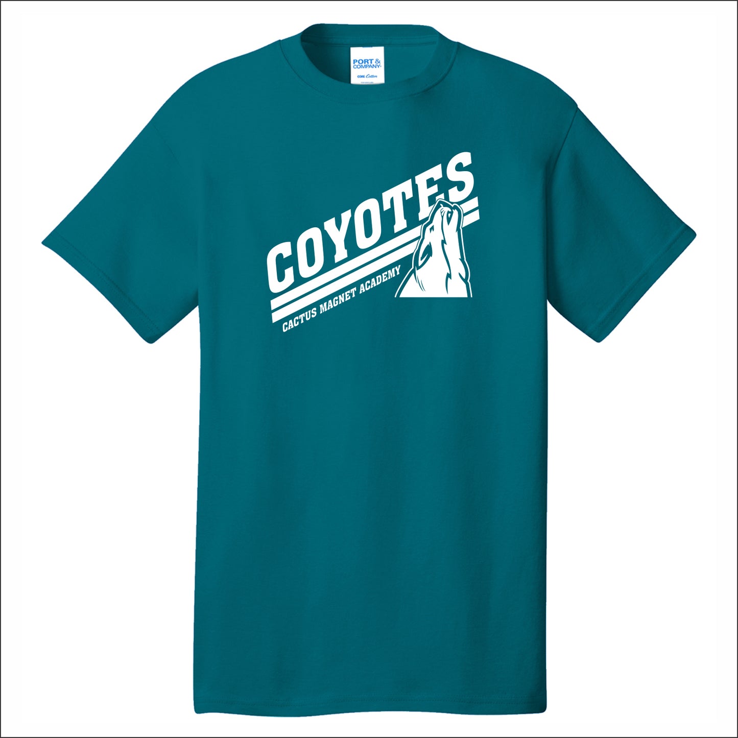 Cactus Magnet Academy Short Sleeve T-shirt - Design B