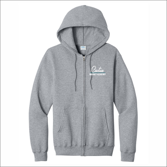 Cactus Magnet Academy Full-Zip Hooded Sweatshirt