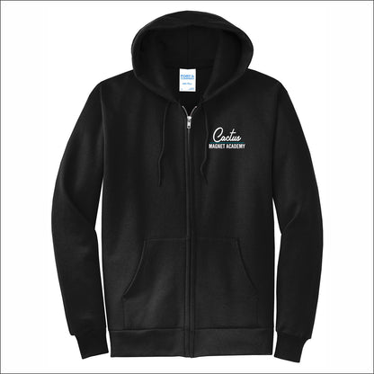 Cactus Magnet Academy Full-Zip Hooded Sweatshirt