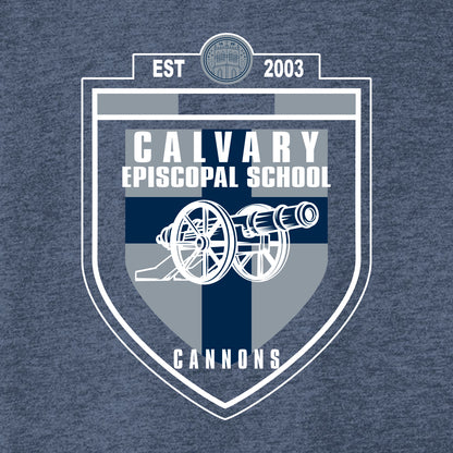 Calvary Episcopal Ladies Tri-Blend Long Sleeve Tunic Tee - Design B