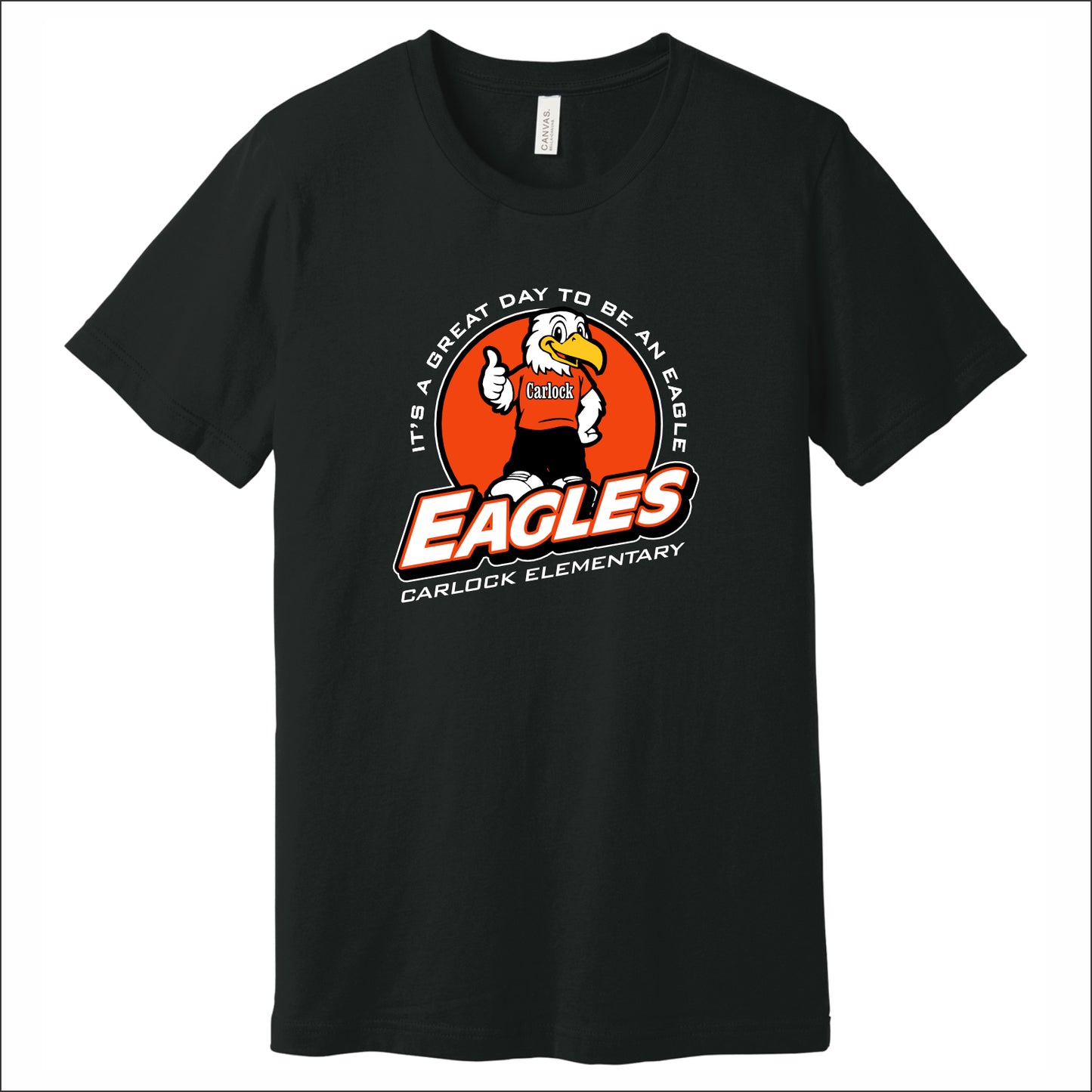 Carlock Elementary Soft Jersey Short Sleeve T-shirt - Design A