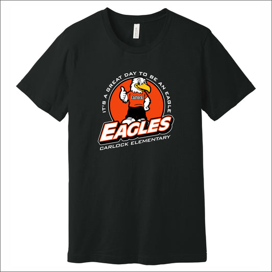 Carlock Elementary Soft Jersey Short Sleeve T-shirt - Design A