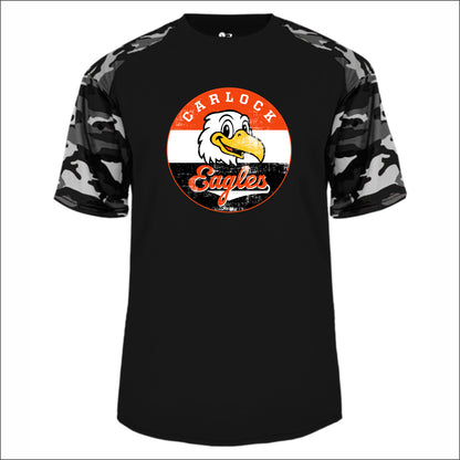 Carlock Elementary Camo Sleeve Performance T-shirt - Design B