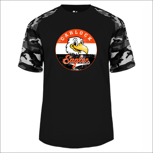 Carlock Elementary Camo Sleeve Performance T-shirt - Design B