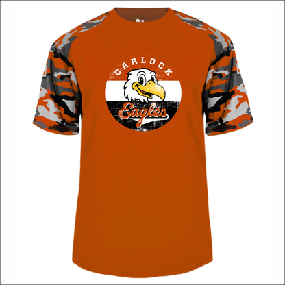 Carlock Elementary Camo Sleeve Performance T-shirt - Design B