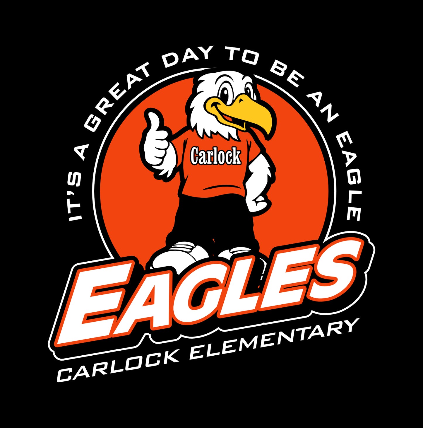 Carlock Elementary Short Sleeve T-shirt - Design A