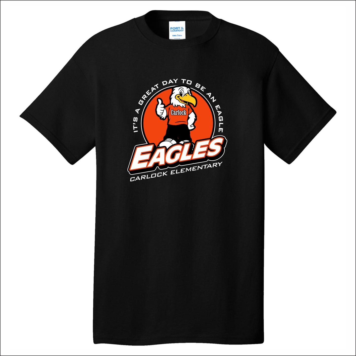 Carlock Elementary Short Sleeve T-shirt - Design A