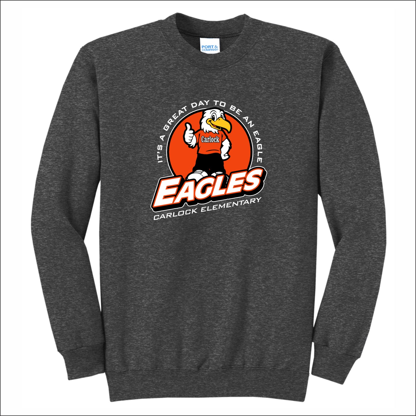 Carlock Elementary Crewneck Sweatshirt - Design A