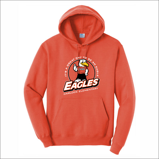 Carlock Elementary Hooded Sweatshirt - Design A