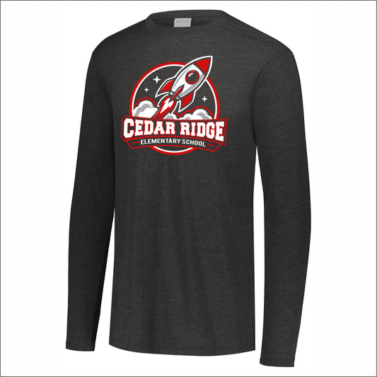 Cedar Ridge Elementary Tri-Blend Long Sleeve T-shirt