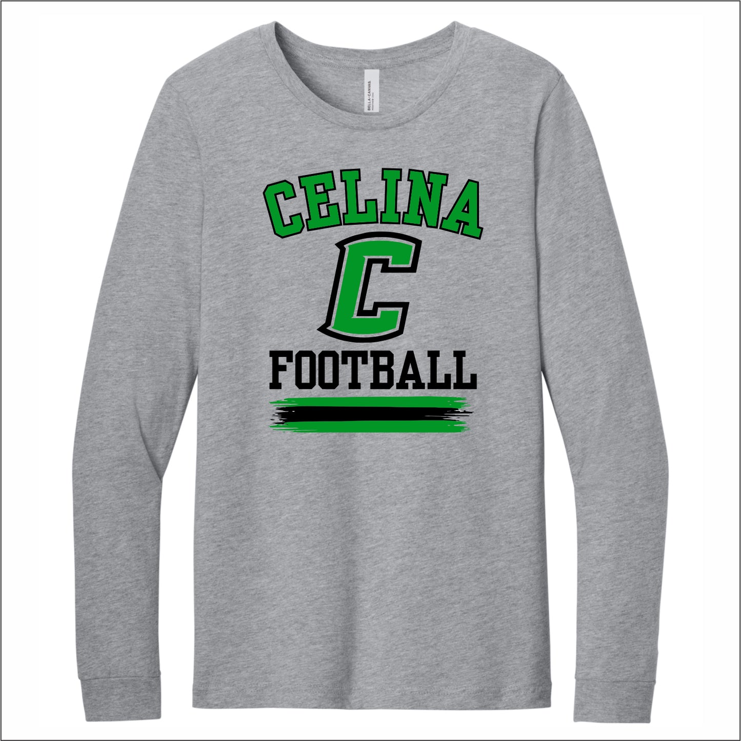 CYF Heathered Soft Jersey Long Sleeve T-shirt - Des. A