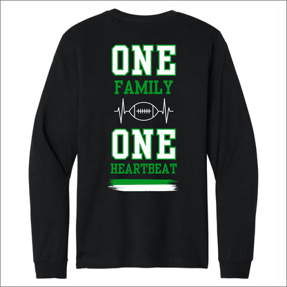 CYF Heathered Soft Jersey Long Sleeve T-shirt - Des. B