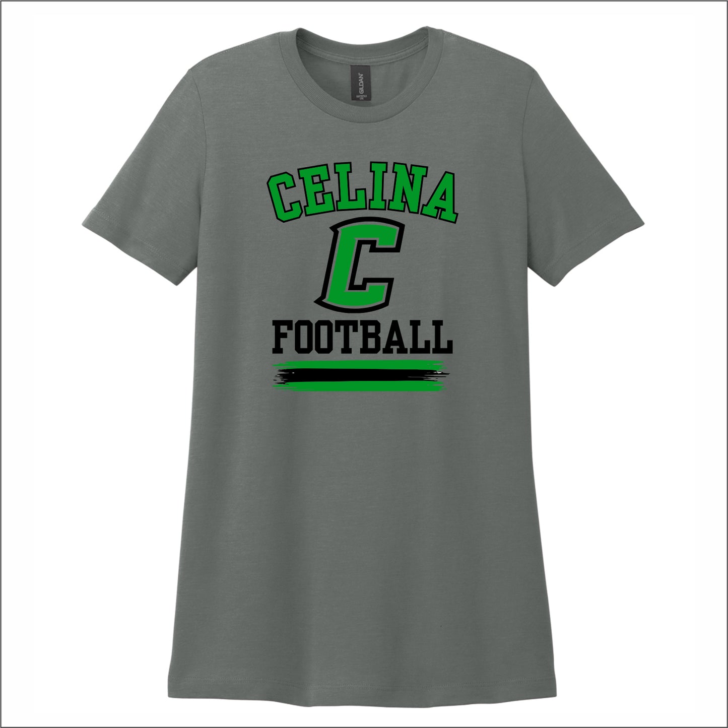 CYF Ladies Gildan Heathered Softstyle T-Shirt - Des. A